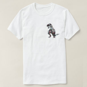 "EU NÃO SOU" T-SHIRT FLORAL EXTINTO DO BRANCO DO