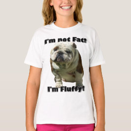 Eu não sou t-shirt gordo do buldogue