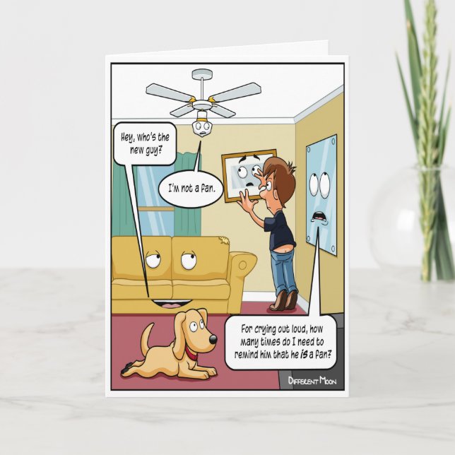 Eu não sou um cartão de aniversário do Fan Punny (Frente)