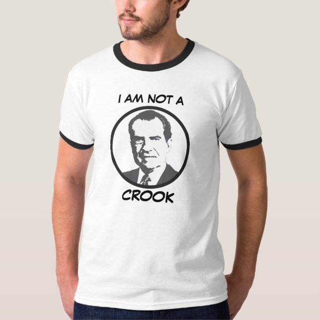 EU NÃO SOU uma camisa engraçada de Nixon do (Frente)