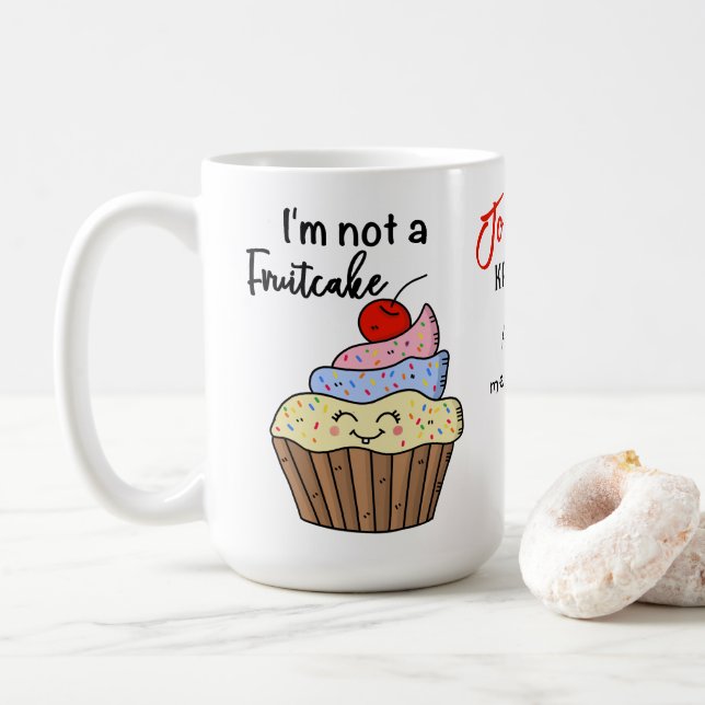 Eu não sou uma caneca de café personalizada (Com Donut)