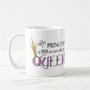 Eu não sou uma princesa Caneca