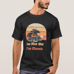 Eu não sou velho sou Camisetas gráficas de Carro v