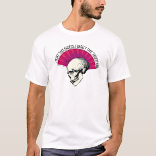 Eu não tomo encomendas de T-Shirt