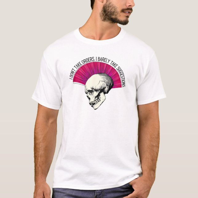 Eu não tomo encomendas de T-Shirt (Frente)
