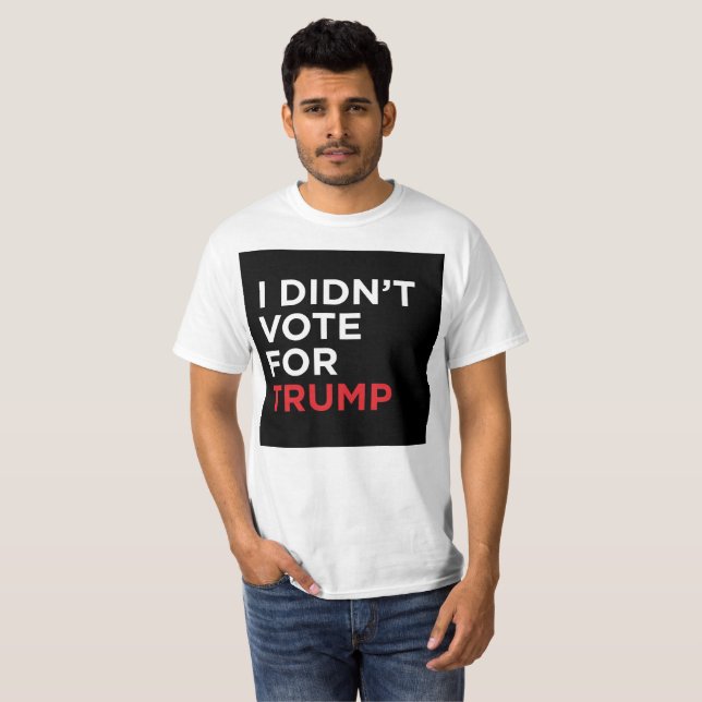 Eu não votei para o t-shirt do trunfo (Frente Completa)