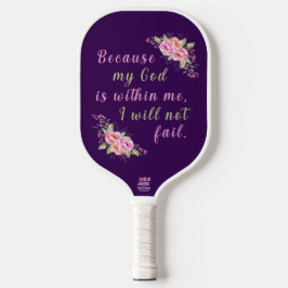 "Eu não vou falhar" Pickleball Roxo