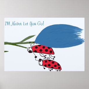 Eu nunca deixo-o ir impressão