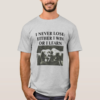 Eu nunca perco a camisa das artes marciais