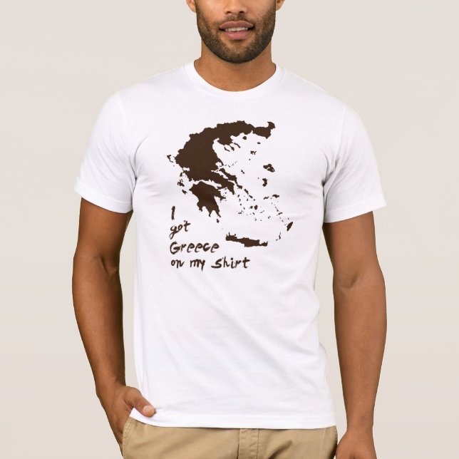 Eu obtive a graxa da piscina em minha camisa (Frente)