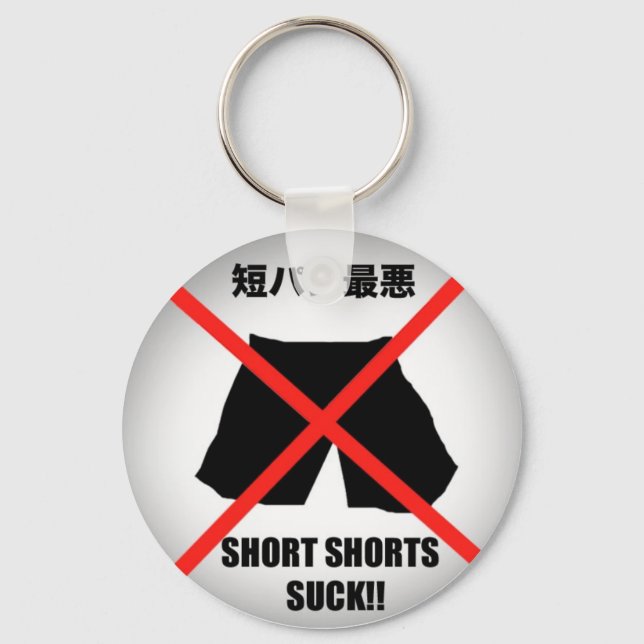Eu odeio Chaveiro de calças curtas (Frente)