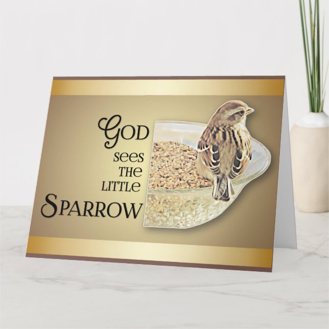 Eu oro por você - Cartão de Cuidado e Preocupação (Frente)