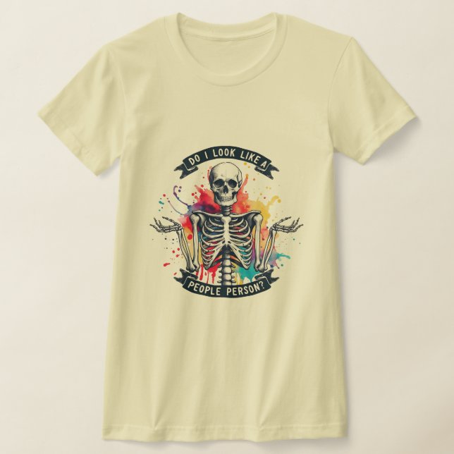 Eu pareço uma pessoa Pessoas? Camiseta (Postura )