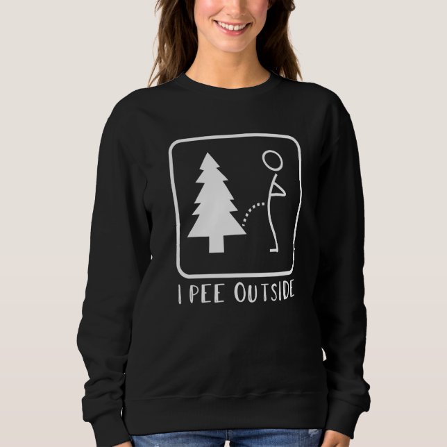 Eu Peço Fora Da Camisa Engraçado Camping Premium (Frente)