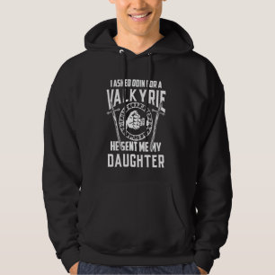 Eu Pedi A Odin Uma Camisa Valkyrie Viking Pai De G
