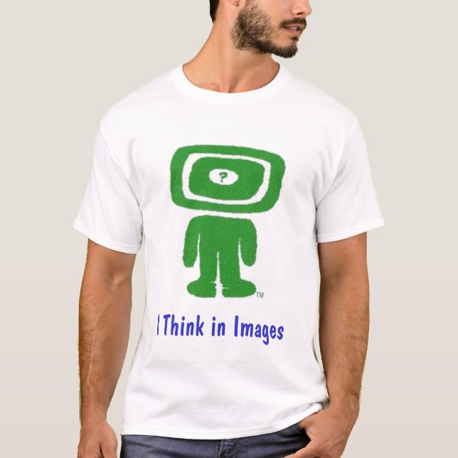 Eu penso no t-shirt do autismo das imagens (Frente)