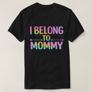 Eu Pertenço à Mamãe – Camiseta com Design de Bebê