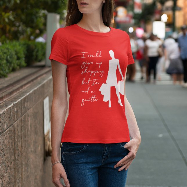 Eu Poderia Parar De Comprar Mas... T-shirt impress (Criador carregado)