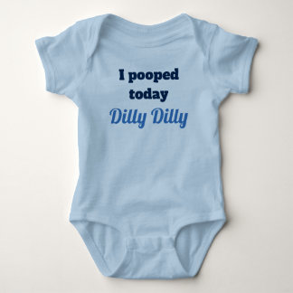 Eu pooped hoje a camisa do bebê da coisa especial
