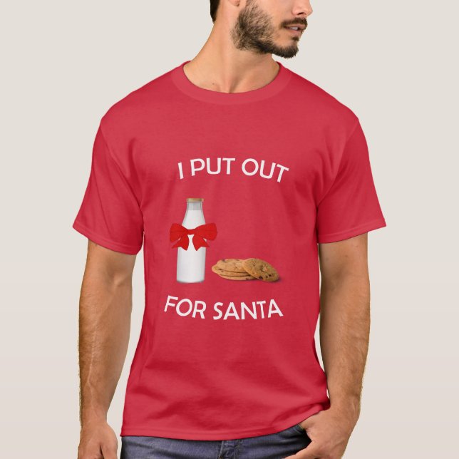 Eu pôr para fora para a camisa engraçada do Natal (Frente)