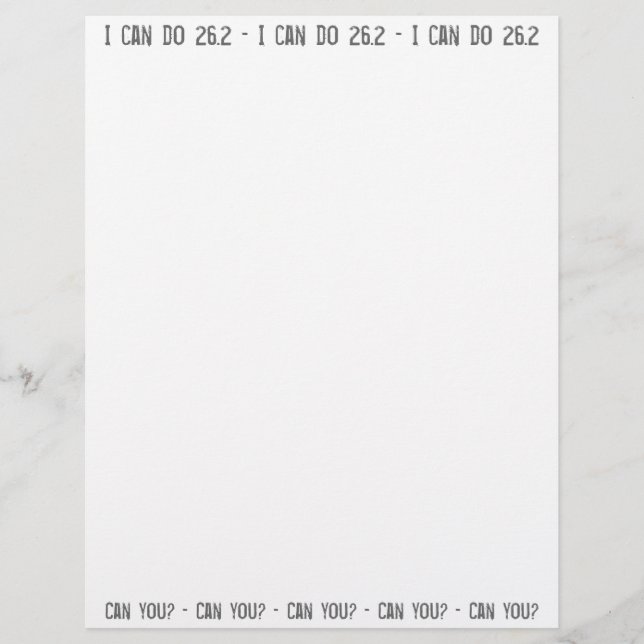 Eu posso fazer 26.2 — Você pode? (Frente)