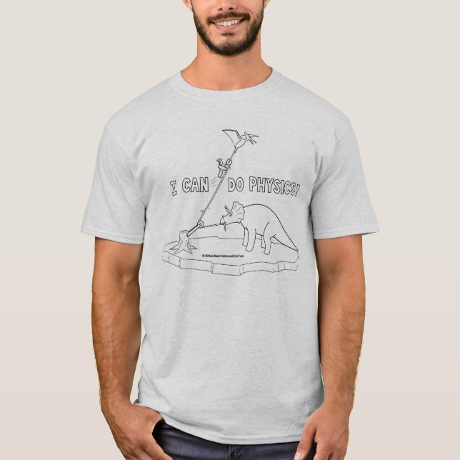 Eu posso fazer o t-shirt da física: os estilos dos (Frente)
