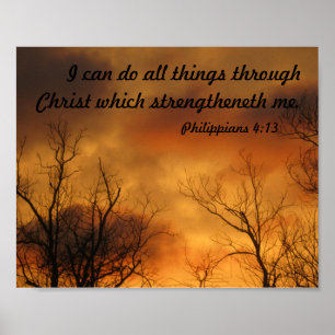 Eu posso fazer todas as coisas através do poster