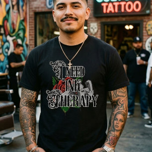 Eu preciso de terapia de tinta camiseta
