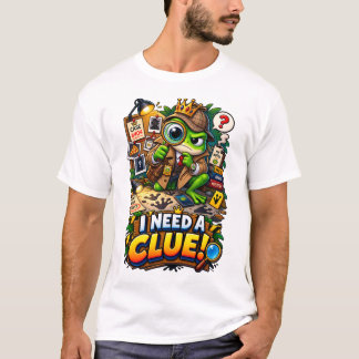 EU PRECISO DE UMA PISTA – Camiseta do Sapo Detetiv