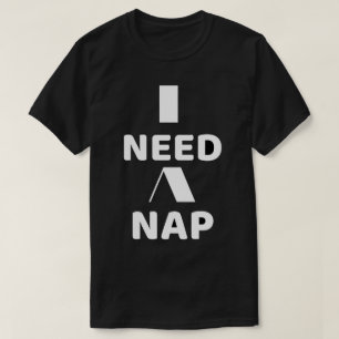 Eu Preciso de uma Soneca Camiseta de Citação Div