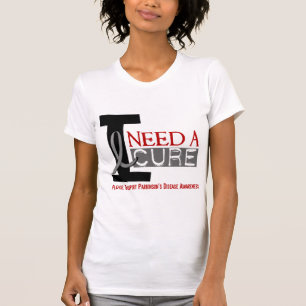 EU PRECISO t-shirt da DOENÇA de PARKINSON da CURA