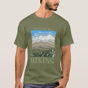 Eu preferencialmente a camiseta HIKING