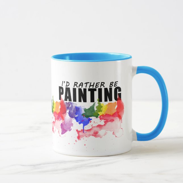 Eu preferencialmente estaria pintando a caneca do (Direita)