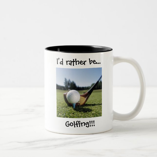 Eu preferencialmente… Golfing!!! 11oz. Caneca (Direita)