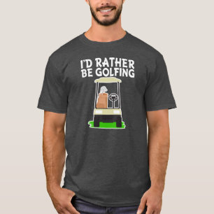 Eu preferencialmente Golfing a camisa dos homens
