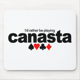 Eu Preferencialmente Jogando Mousepad Canasta
