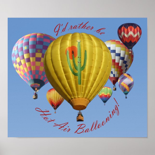Eu Preferencialmente ser Poster de Balonar Ar Quen (Frente)