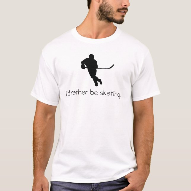 Eu preferencialmente seria… t-shirt de patinagem (Frente)