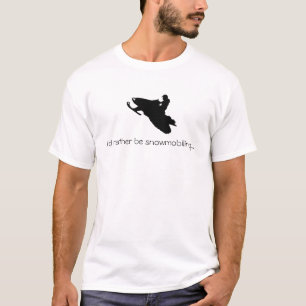 Eu preferencialmente snowmobiling… o t-shirt