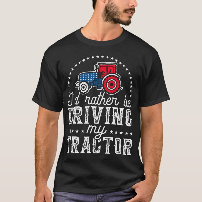Eu Preferiria Estar Dirigindo Minha Camisa de Trat (Frente)