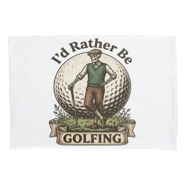 Eu Preferiria Estar Jogando Golfe  (Frente)