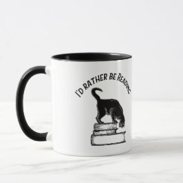 Eu Preferiria Estar Lendo / Escrevendo – Caneca de