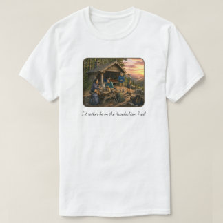 Eu preferiria estar na camiseta da Trilha Appalach