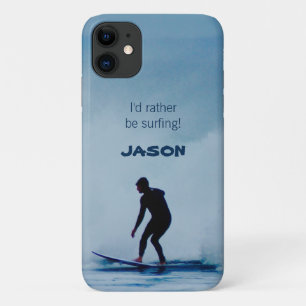 Eu Preferiria Estar Surfando Capinha de Telefone i