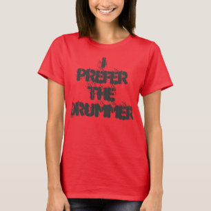 Eu prefiro a camisa do rock and roll t do