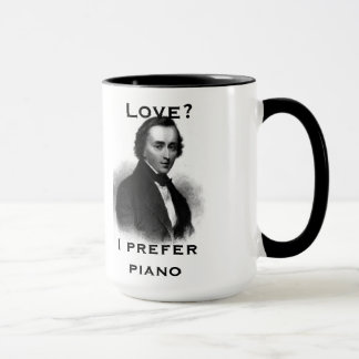 "Eu prefiro caneca do piano"