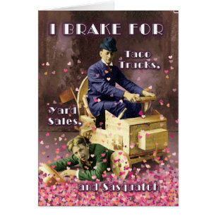 Eu quebro para o Sasquatch e o cartão do dia de Na