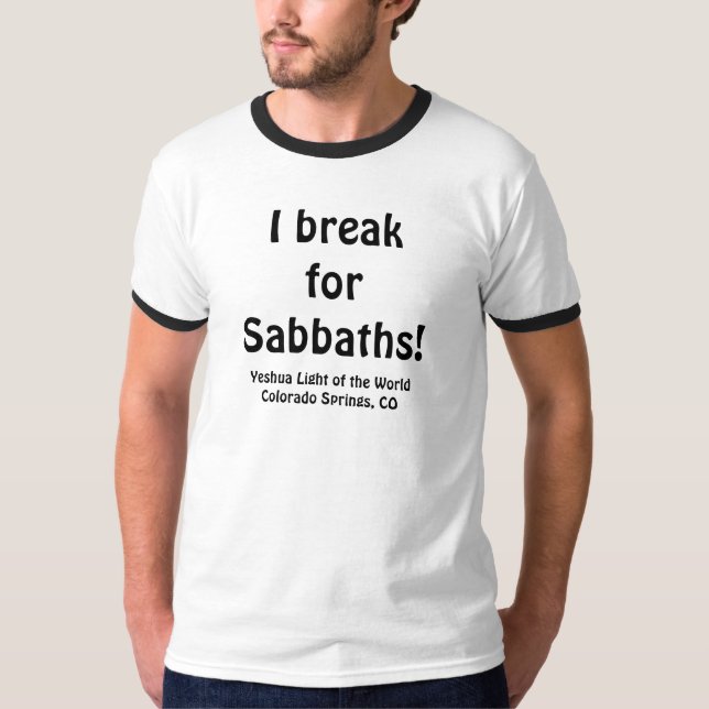Eu quebro para o t-shirt dos Sabat (Frente)