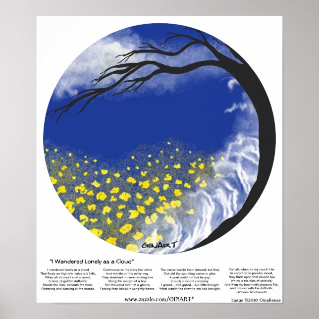 Eu queria Solitário como um Impressão de Cloud Man (Frente)