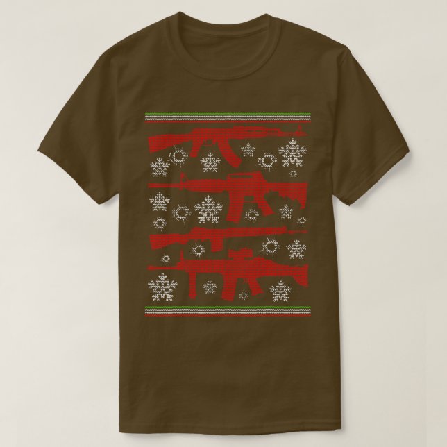 Eu Quero Armas Para O Suéter De Natal Feio (Frente do Design)